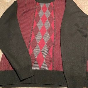 Vintage Red Grandpa sweater